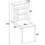 Sedir hjrne skrivebord 59x90 cm - Antracit