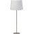 Base bordlampe - Offwhite/krom - 71 cm