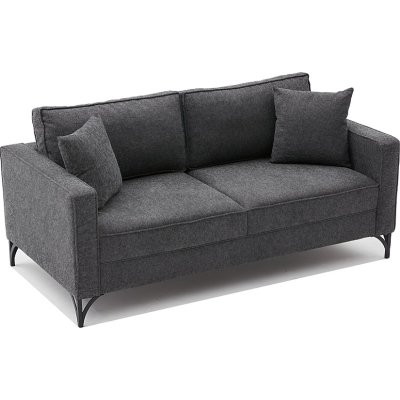 Berlin 2-personers sofa - Antracit/sort