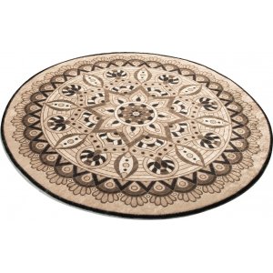 Mandala badevrelsestppe - Beige