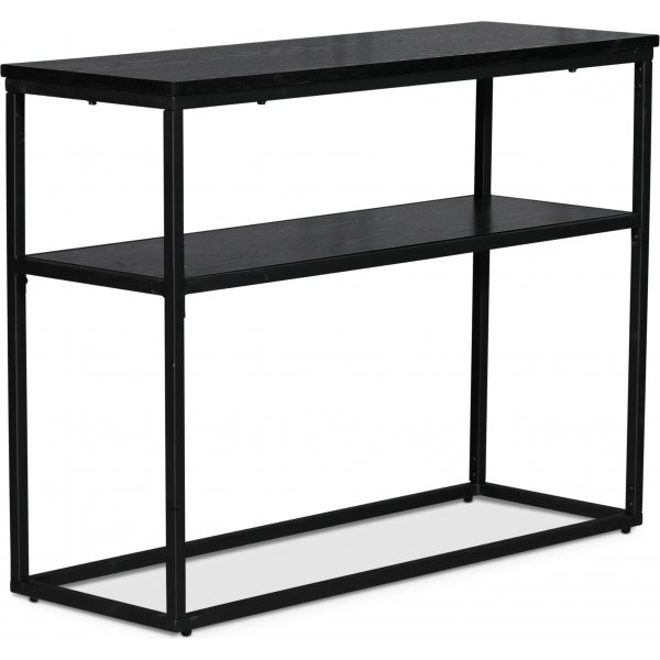 Solano konsolbord - Sortbejdset ask (foliering)