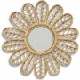 Peacock light rattan spejl 60 cm