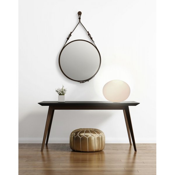 Globus bordlampe 30 cm - Opal hvid