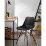 Landi skrivebord 120x60 cm - Sort/eg