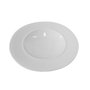 Contour dyb tallerken 6 stk - Hvid
