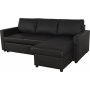 Dream sovesofa med opbevaring (divansofa) - Antracit (ecolder) + Pletfjerner til mbler