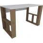 Carmen skrivebord 120x60 cm - Hvid/eg