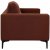 Aspen 3-pers sofa - Rust rd chenille + Pletfjerner til mbler