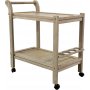Salt serveringsvogn 84 x 50 cm - Gr teak