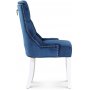 Paris spisegruppe hvidt bord med 4 stk Tuva Decotique stole i bl fljl med baghndtag