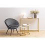 Alisma konsolbord 110 cm - Hvid marmor/guld