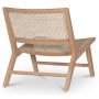 Porto Svea lounge-lnestol - Natur/rattan
