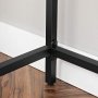 Dumas skrivebord 100 x 50 cm - Brun/sort