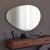Porto spejl 90x60 cm - Sort