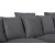 Brandy Lounge - 4-pers. Sofa XL (mrkegr)