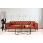Siesta Capitone 3-personers sofa - Orange