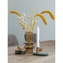 Rafa lysestage - Brun marmor/messing
