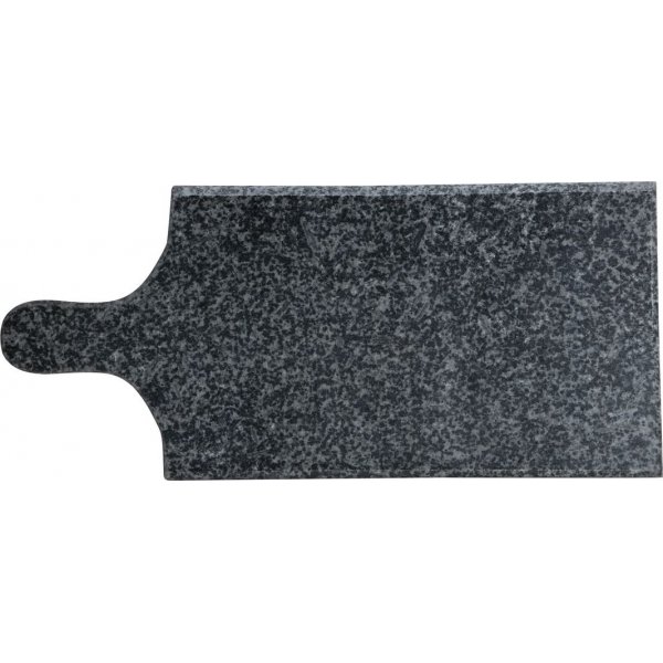Marmor skrebrt 40 x 18 cm - Gr/sort
