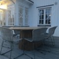 Kundebillede Saltö ovalt spisebord i teak - 200 cm