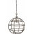 Bristol loftslampe - Rustik slv - 41 cm