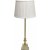 Linn bordlampe - Offwhite/guld - 66 cm