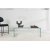 Telemark sofabord 110 x 50 cm - Gennemsigtig/Valnd