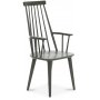 Mellby spisegruppe 180 cm bord med 6 gr Dalsland Cane stole med armln