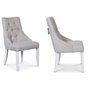 Tuva EUR Spisestol med hndtag - Beige / Hvid