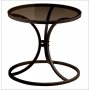 Corleone sidebord 60 x 60 cm - Sort