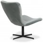 Spekerd designer lnestol - Lysegr (Fljl) / Sort