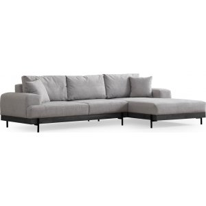 Eti divan sofa hjre - Gr/sort