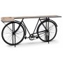 Vintage Cykel Barbord - sort/mango