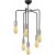 Denge loftslampe 3446 - Sort/nikkel