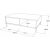 Luvio sofabord 18, 90x60 cm - Eg/sort