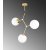 Damar loftslampe 6317 - Guld/hvid