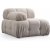 Petite 3-personers sofa - Creme