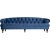 Oxford deluxe 3-personers sofa i blt fljl