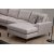 Braga u-sofa venstre - Beige