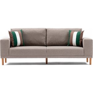 Franz 3-personers sofa - Cremehvid