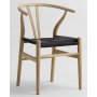 Wishbone stol - Sort / Rebsde