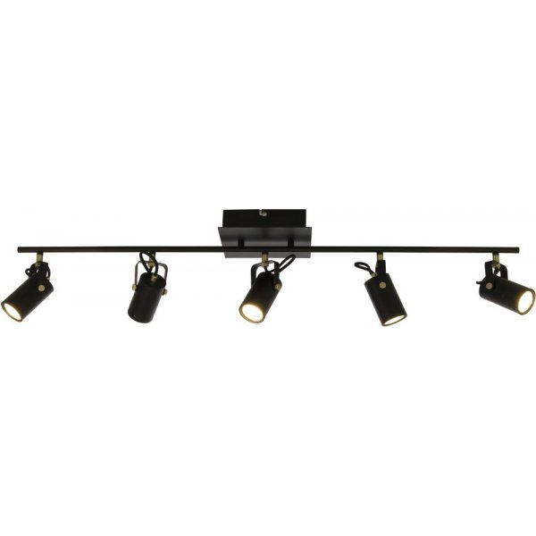 Cilindro spotlight - Sort/mat messing