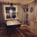 Kundebillede Smokey spisebord 160 cm - Gråbejdset eg