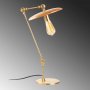 Irevne bordlampe - Guld
