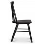 Sintorp spisebordsst, rundt spisebord 115 cm inkl 4 stk. Orust pindestole - Sort marmor (Laminat)