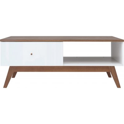 Heda sofabord 110,5 x 60 cm - Hvid/lrk