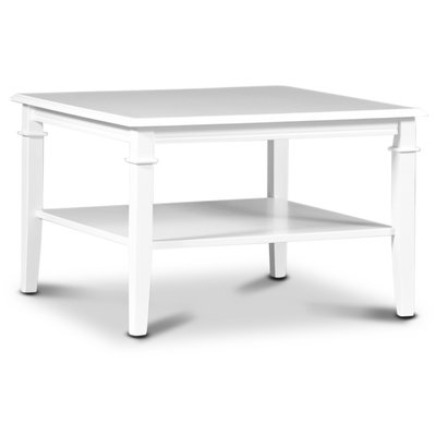 Ramnäs sofabord 80x80 cm - Hvid