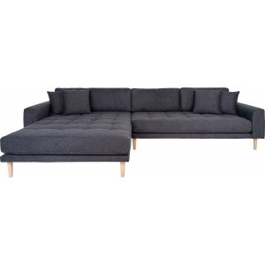 Lido divan sofa Mrkegr venstre