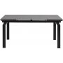 Huddersfield spisebord 160-240 cm - Sort