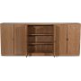Level sknk med glatte lger B210 cm - Eg