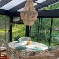 Kundebillede Loftslampe Signum kuglelampe XL 110 cm (Lyse trækugler)